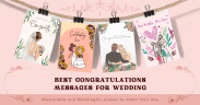 Banner image to show best Wedding Congratulations cards and messages for coworkers