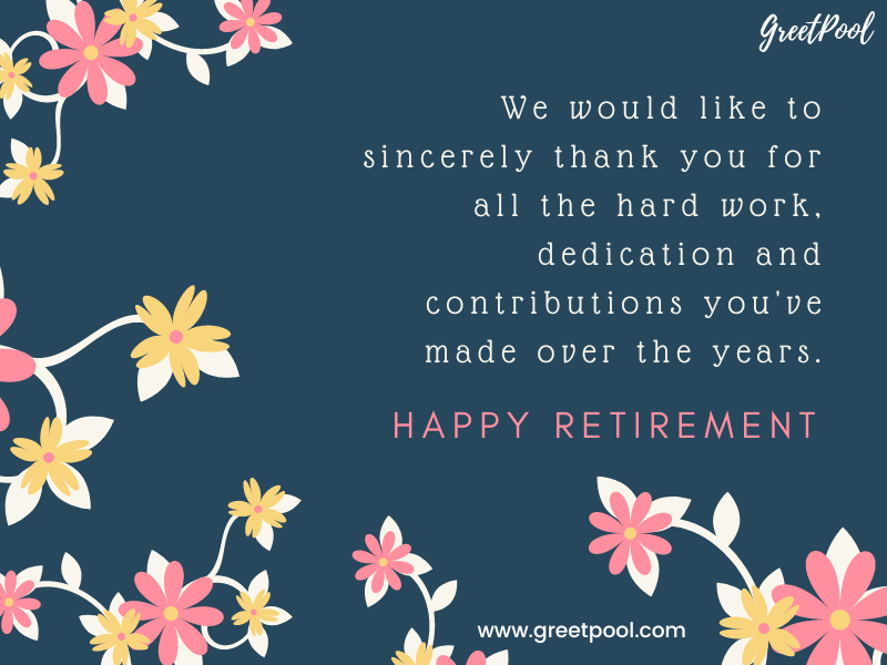retirement wishes for employees