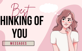 Best Thinking of you messages to write in a card