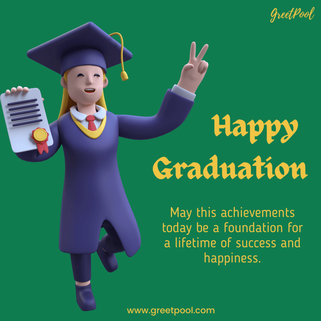 Happy Graduation message for friends