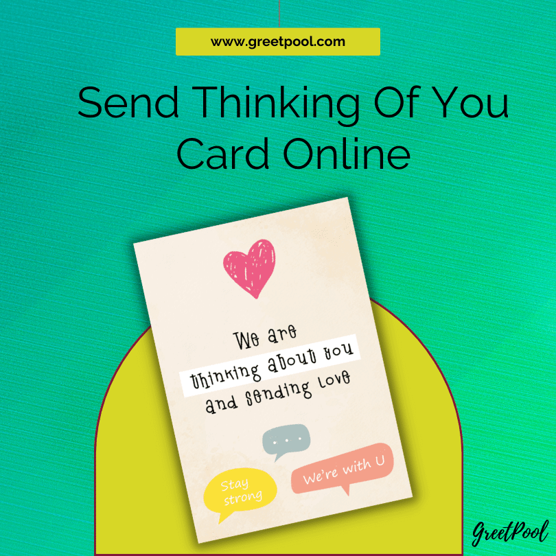 thinking of you card online