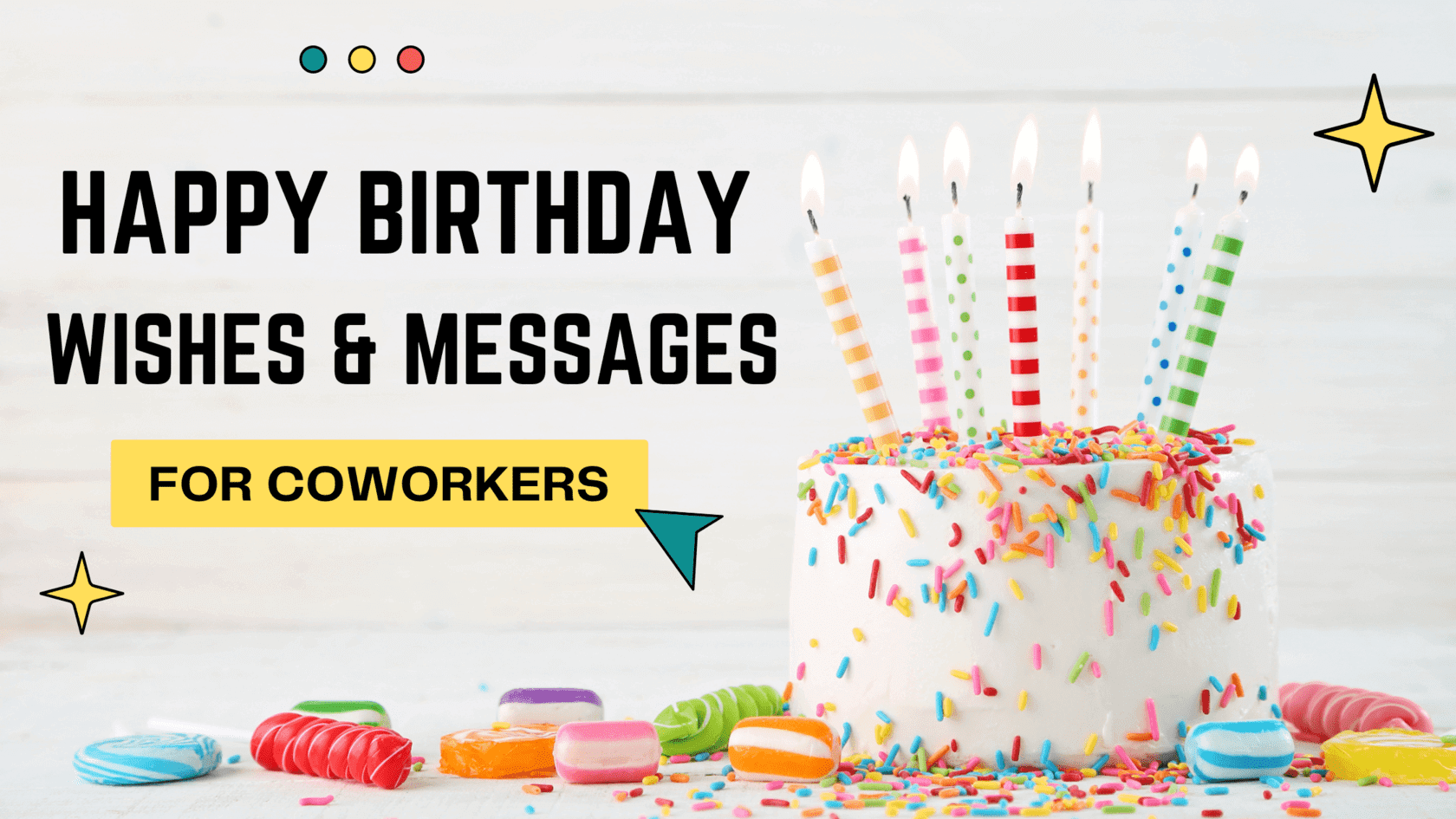 Happy Birthday Coworker Wishes And Messages Blog Banner 