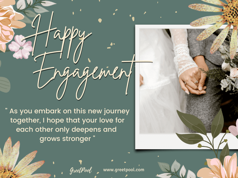 happy engagement wishes and messages