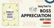 boss appreciation ideas | Gretpool group greeting cards