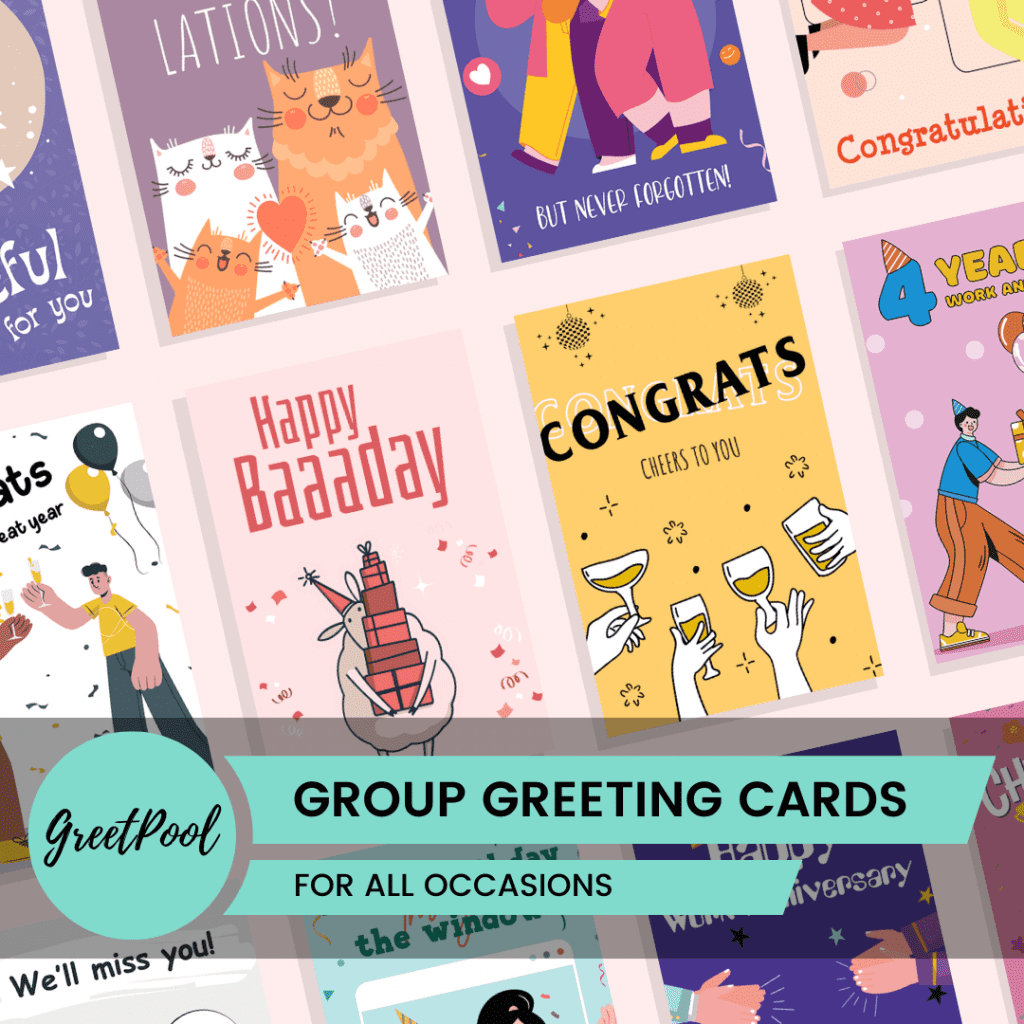 Group Greeting cards for all occasions - GreetPool