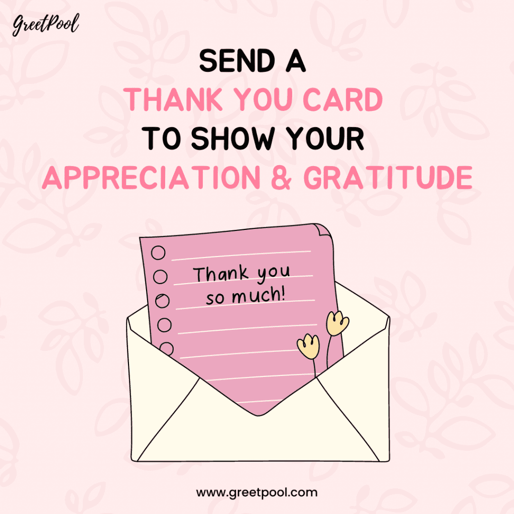 Thank you cards are a great way to show employee appreciation | GreetPool