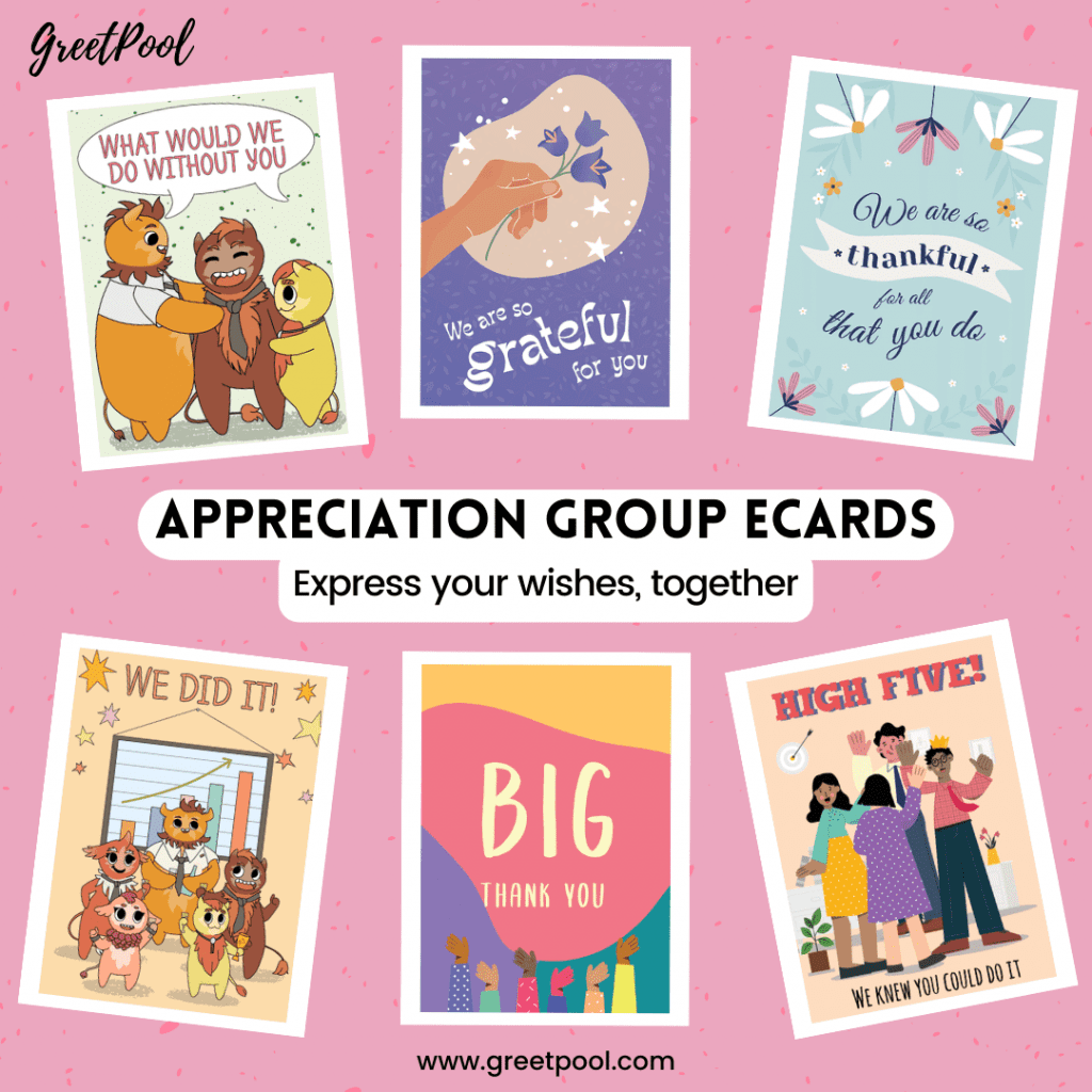 Appreciation Group Ecards | GreetPool