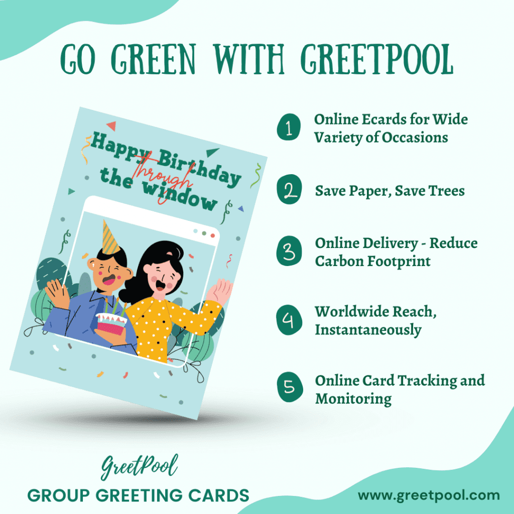 Go green with GreetPool - the best Group Greeting Card Platform