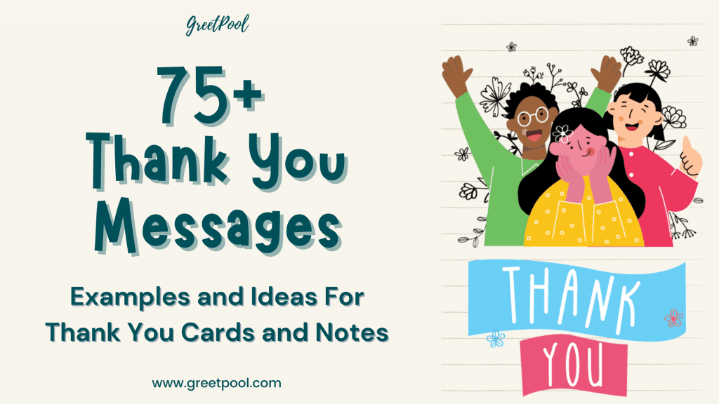 75+ Meaningful Thank You Card Messages | Thank You Note Wording Ideas