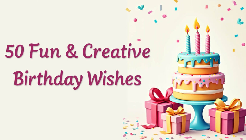 Fun and creative birthday wishes | GreetPool